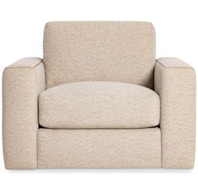 Vaughn Beige Swivel Chair