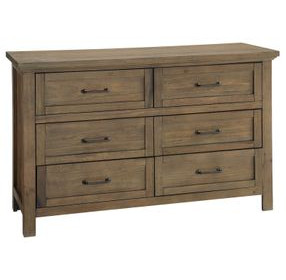 Westfield Harvest Brown 6 Drawer Dresser