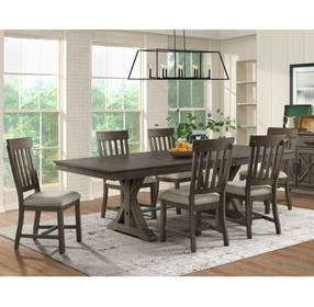Sullivan Burnished Clay 104" Extendable Rectangular Dining Table