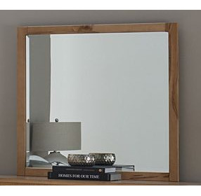 Nordhaven Brown Rectangular Dresser Landscape Mirror