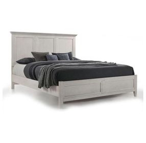 San Mateo Rustic White Panel Bedroom Set