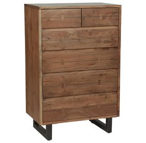 Glenwood Smoked Acacia 6 Drawer Dresser