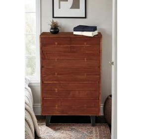 Glenwood Walnut 6 Tall Chest