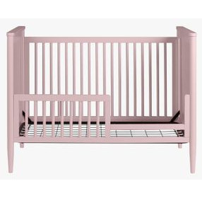 Modern Nursery Pink Convertible Crib