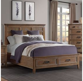 Alta Harvest Queen Storage Panel Bed