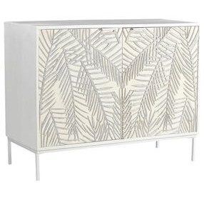 Isla Coastal White 2 Door Bar Cabinet