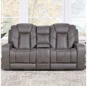 Daniel Gray 77" Triple Power Reclining Loveseat with USB Charging