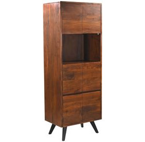Knoxville Walnut 6 Door Bar Cabinet