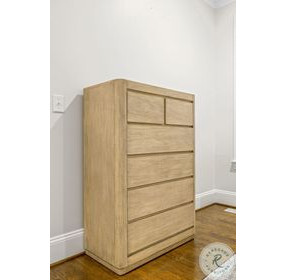 Oakridge Stylish Weathered Tan Natural 6 Drawer Chest