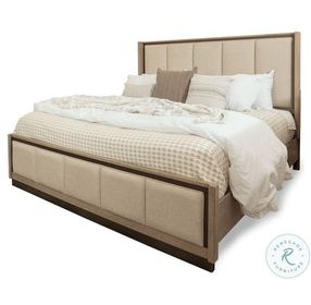 Vista Verde Muted Earth Tones and Clay Performance Fabric Bedroom Set