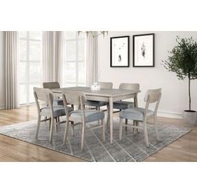 Keynes Gray Rectangular Dining Room Set