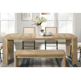 Edenbridge Oak Extendable Rectangular Dining Room Set