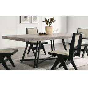 Tottenham Black 84" Rectangular Dining Room Set
