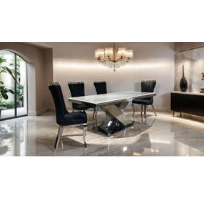 Basilicata Black Side Chair Set of 2