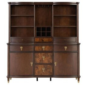 Westerham Dark Cherry 2 Door Hutch and Buffet