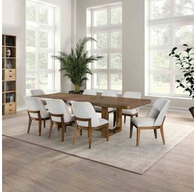 Mandal White Upholstered Side Chair Set of 2