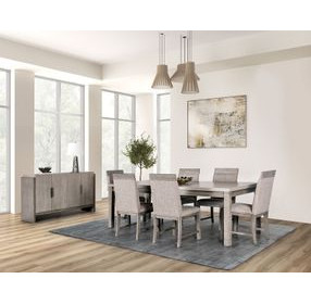 Gristalt Gray and Stone Gray Rectangular Dining Room Set