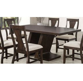 Holsworthy Espresso Rectangular Dining Room Set