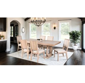 Orbetello Distressed Natural 90" Extendable Rectangular Dining Table