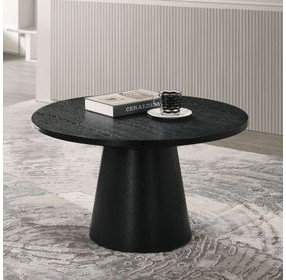 Halewood Black Round Occasional Table Set