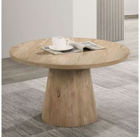 Halewood Oak Round Occasional Table Set