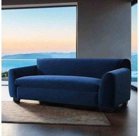 Severo Royal Blue 89" Sofa