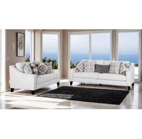 Turnham White 64" Loveseat