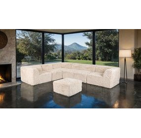 Nappi Sand Square Ottoman