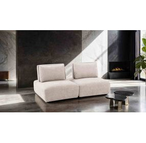 Stavanger Light Brown 2 Piece Modular Sectional