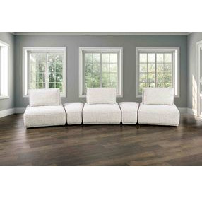 Stavanger Light Gray 5 Piece Modular Curved Sectional
