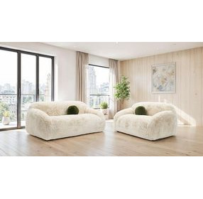 Darwen Sand Living Room Set with Pillow