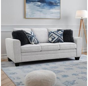 Enea Light Gray Living Room Set with Pillows