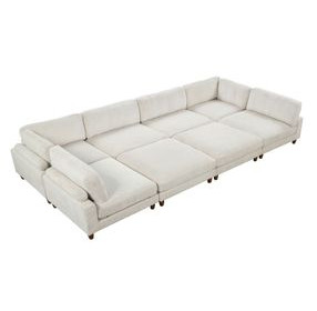Dagenham Beige 178" Modular Sectional