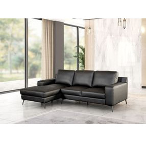 Stordal Black 99" LAF Sectional