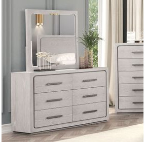 Crowthorne White Oak 6 Drawer Dresser