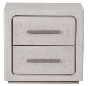 Crowthorne White Oak 2 Drawer Nightstand with USB Charging