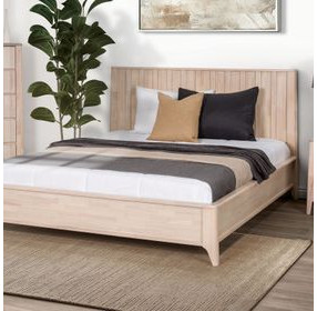 Gervais White Wash Panel Bedroom Set