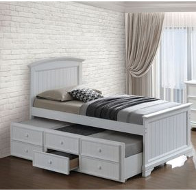 Fanton White Youth Captain Panel Bedroom Set