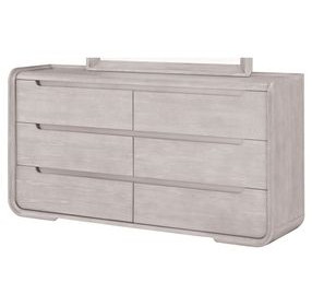 Osterley Light Gray 6 Drawer Dresser