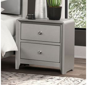 Bryne Champagne 2 Drawer Nightstand