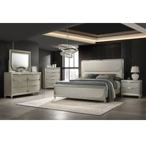 Sheridan Silver 2 Drawer Nightstand