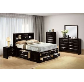 Zosimo Black Storage Platform Bedroom Set