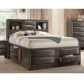 Zosimo Gray Youth Storage Platform Bedroom Set