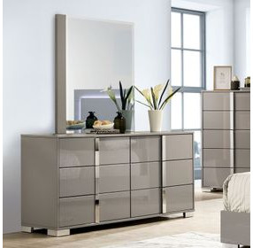Sinistra Light Taupe 6 Drawer Dresser