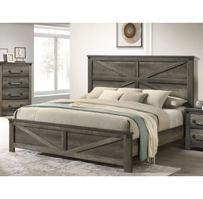Britonale Rustic Gray Panel Bedroom Set
