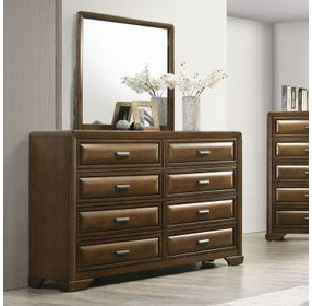 Caerwys Brown 8 Drawer Dresser