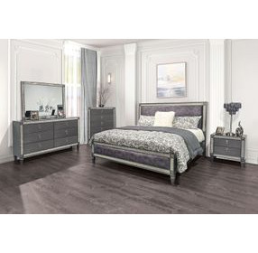 Lyanne Gray 2 Drawer Nightstand