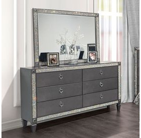 Lyanne Gray 6 Drawer Dresser