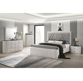 Aldgate Light Gray Queen Panel Bed