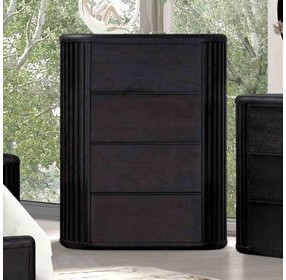 Hildesheim Black 4 Drawer Chest